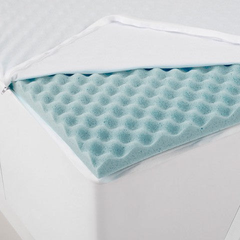 GEL INFUSED MEMORY FOAM MATTRESS TOPPER